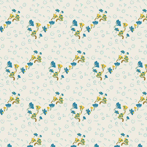 Fantasia Bous Trail Bluet by Art Gallery Fabrics
