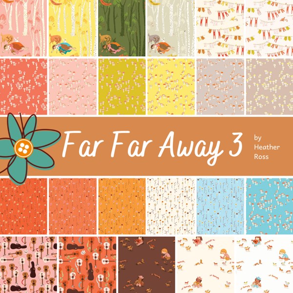 Far Far Away III Fat Quarter Bundle by Heather Ross