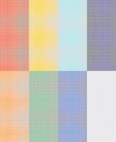 Always in Season Gingham Fat Eighth Panel in Multi by American Jane