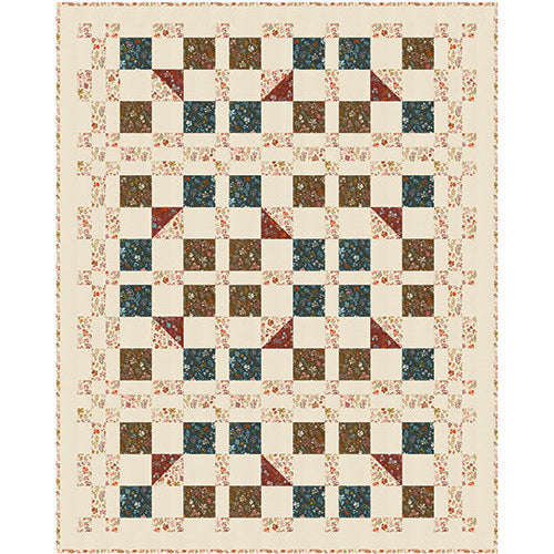 Things Above Checkered Quilt Kit by Fancy That Design House for Moda Fabrics FTD233-QK