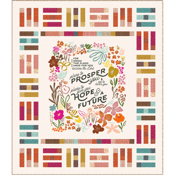 Hope & Future Quilt Kit by Fancy That Design House for Moda Fabrics FTD236-QK
