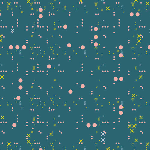 Gramercy NY Circuit in Teal by Art Gallery Fabrics GRA-4507