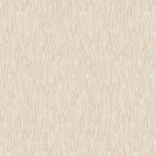 Hello Bear Wildwood Birch by Bonnie Christine, quilting cotton with soft woodland trees