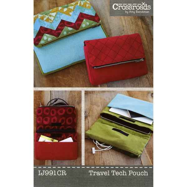 Travel Tech Pouch Sewing Pattern by Amy Barickman IJ991CR