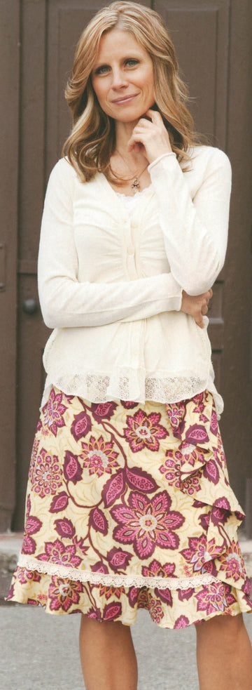 Cascading Ruffle Skirt Sewing Pattern by Joel Dewberry