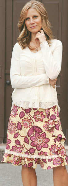 Cascading Ruffle Skirt Sewing Pattern by Joel Dewberry