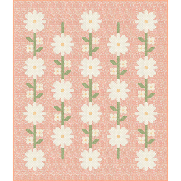 Daisy Chain 2 Throw Quilt Kit with Dainty Meadow by My Sew Quilty Life for Moda Fabrics MSQL-151-Throw-QK