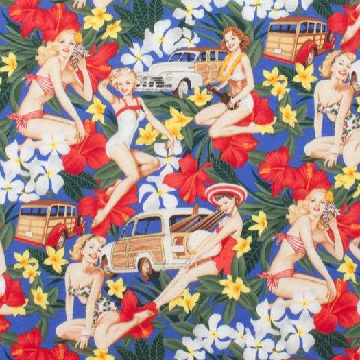 Mahalo Girls on blue