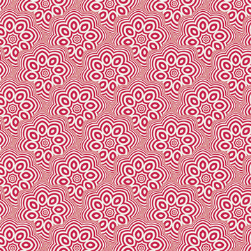 NouvElle Billowing Petals Rouge by Pat Bravo for Art Gallery Fabrics