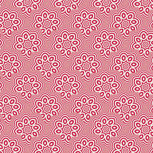 NouvElle Billowing Petals Rouge by Pat Bravo for Art Gallery Fabrics