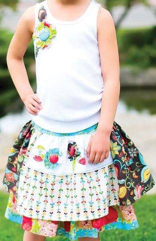 Tea Party Apron Skirt and Top by Pink Fig Patterns