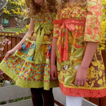 The London Peasant Top Dress for Lila Tueller Designs