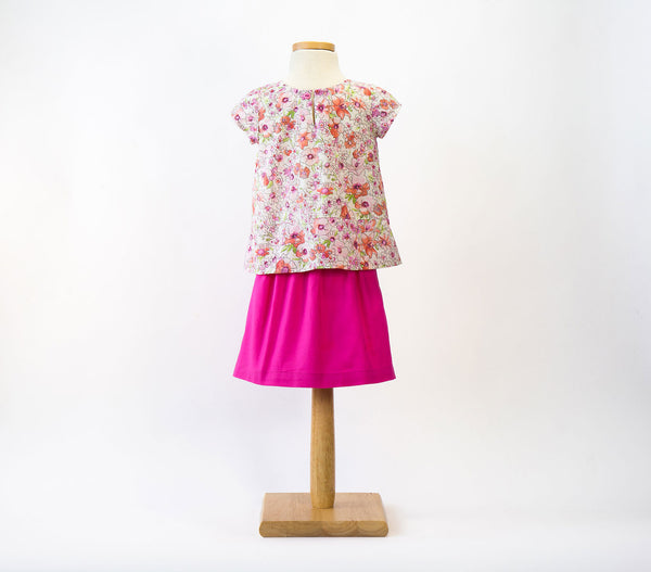 Butterfly Blouse + Skirt Pattern by Oliver + S Size 5,6,7,8,10+12