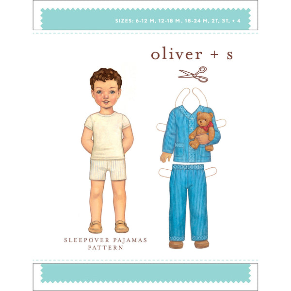 Sleepover Pajamas Sewing Pattern by Oliver + S OS029SL1