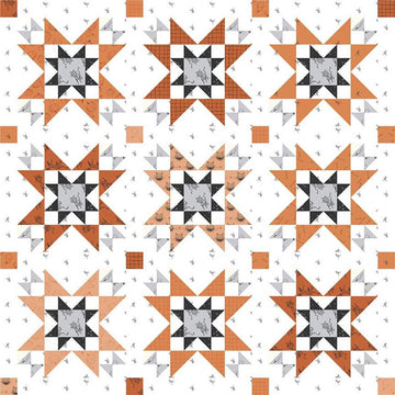 October Stars quilt pattern by Amanda Niederhauser