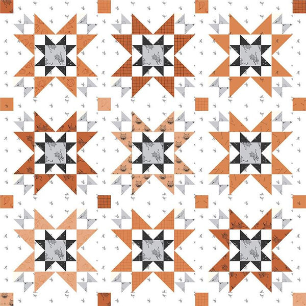 October Stars quilt pattern by Amanda Niederhauser