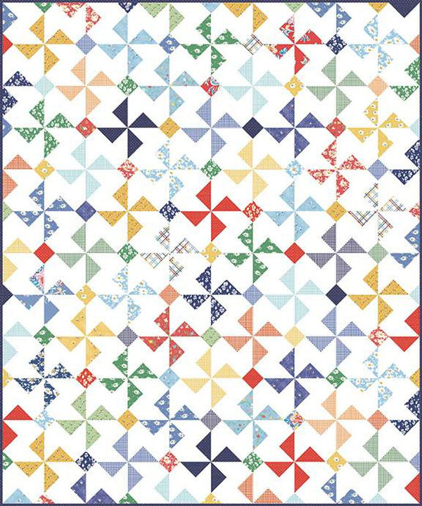 Pinwheelie Quilt Kit with Always in Season Fabric by Riley Blake Designs