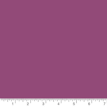 Pure Elements Verve Violet by Art Gallery Fabrics, solid quilting cotton with a ruler for scale