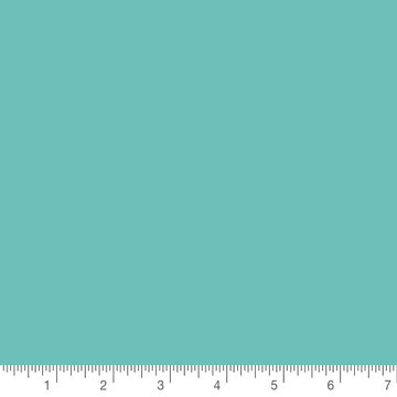 Mirage Blue Pure Elements by Dana Willard for Art Gallery Fabrics, solid quilting cotton with a ruler for scale