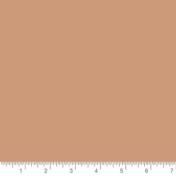Pure Solids in Toasty Walnut by Art Gallery Fabrics, solid quilting cotton with a ruler for scale