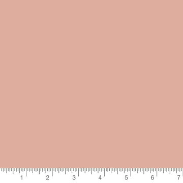 Pure Solids in Blushing by Art Gallery Fabrics, solid quilting cotton with a ruler for scale