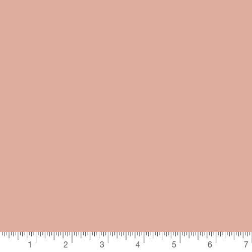 Pure Solids in Blushing by Art Gallery Fabrics, solid quilting cotton with a ruler for scale