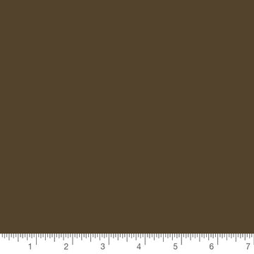 Pure Solids Vintage Walnut by Art Gallery Fabrics, solid quilting cotton with a ruler for scale