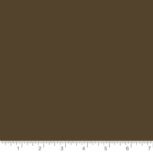 Pure Solids Vintage Walnut by Art Gallery Fabrics, solid quilting cotton with a ruler for scale