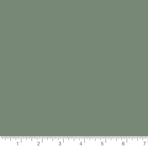 Pure Solids Rosemary by Art Gallery Fabrics, solid quilting cotton with a ruler for scale