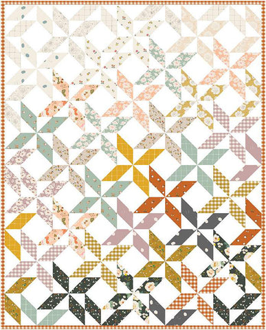 Peaceful Pinwheels Quilt Kit by Minki Kim