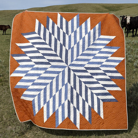 Commonwealth Star quilt pattern by Lindlee Smith