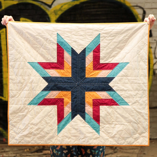 Cabin Star quilt pattern by Lindlee Smith