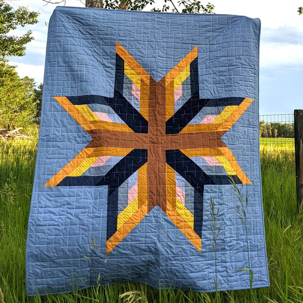 Cabin Star quilt pattern by Lindlee Smith