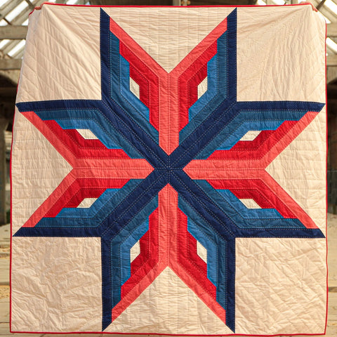 Cabin Star quilt pattern by Lindlee Smith