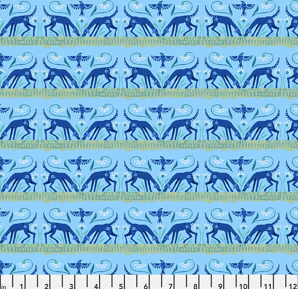 Just Here in Azul by Adam Trest for FreeSpirit Fabrics