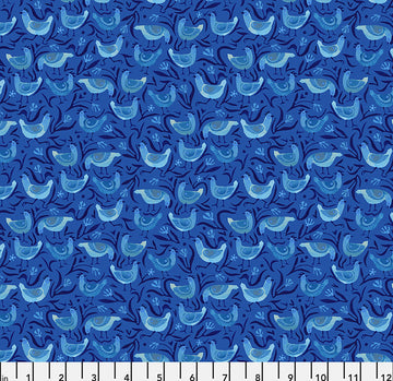 Coop in Azul by Adam Trest for FreeSpirit Fabrics