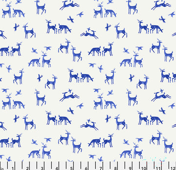 Grazing in Azul by Adam Trest for FreeSpirit Fabrics