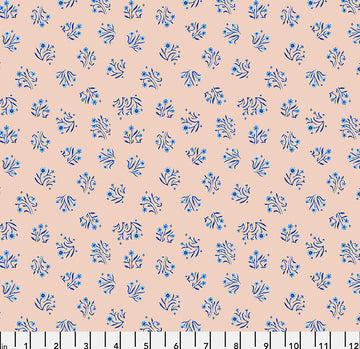 Bouquets in Peach by Adam Trest for FreeSpirit Fabrics