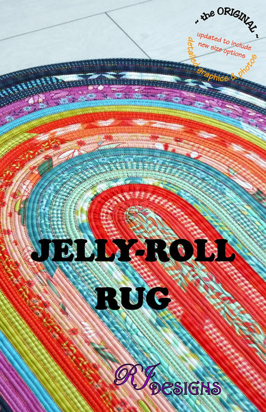 Jelly-Roll Rug Sewing Pattern RJD100