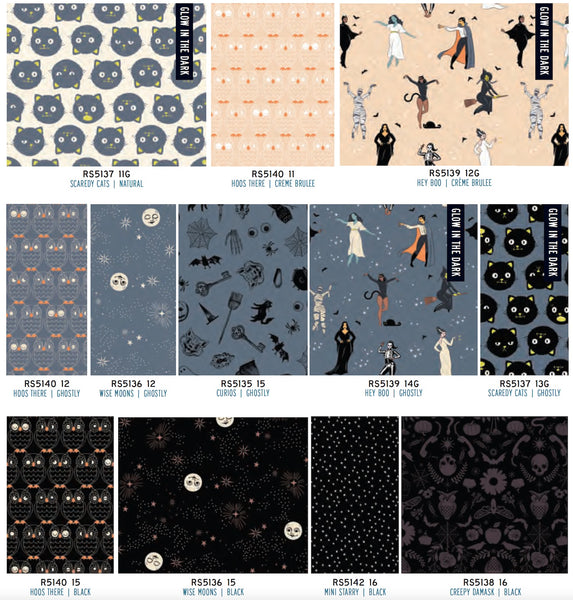 Good Spirits 5" x 5" squares by Ruby Star Society