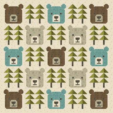 Big Bear Forest Quilt Kit