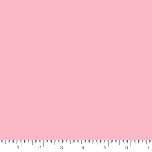 Solid Ballet Pink from Soho Collection by Timeless Treasures, solid quilting cotton with a ruler for scale