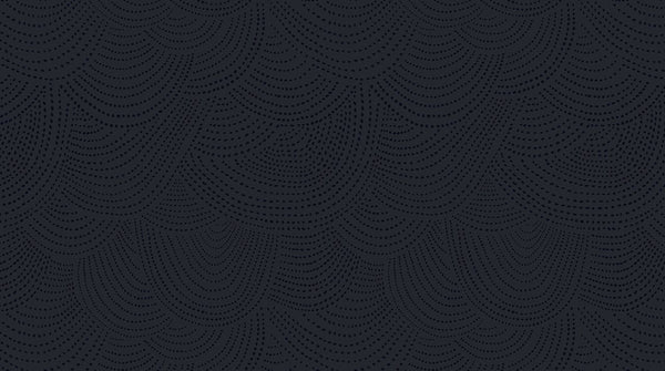 Foxtail Forest Scallop Dot in Navy by Dear Stella