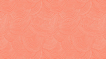 Scallop Dot in Tangerine SRR512-Tangerine