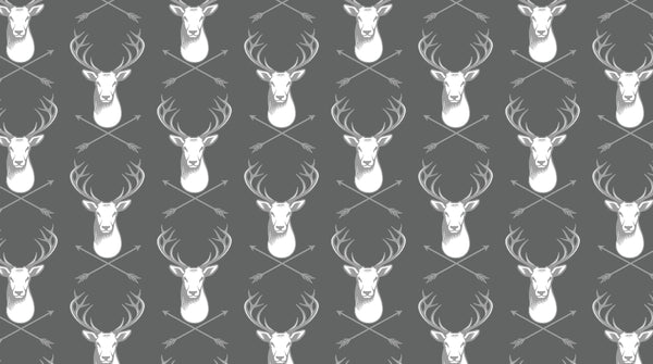 Hipster Brooklyn Stag in Asphalt by Dear Stella
