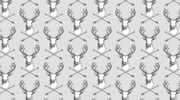 Hipster Brooklyn Stag in Nickel by Dear Stella