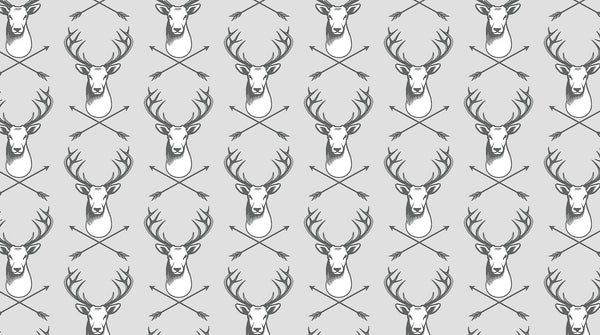 Hipster Brooklyn Stag in Nickel by Dear Stella