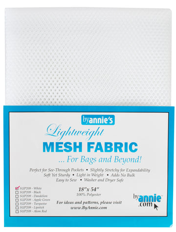 White Vinyl Mesh