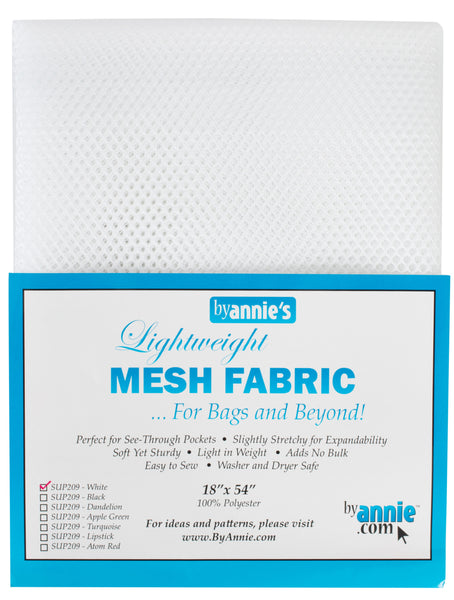 White Vinyl Mesh