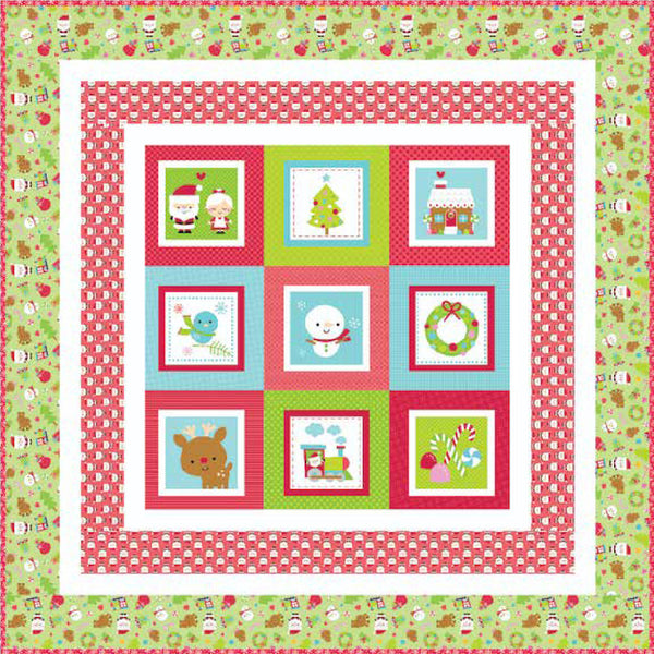 Santa's Land Quilt Kit by Riley Blake Designs